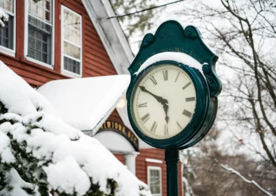 Winter Clock Beauty